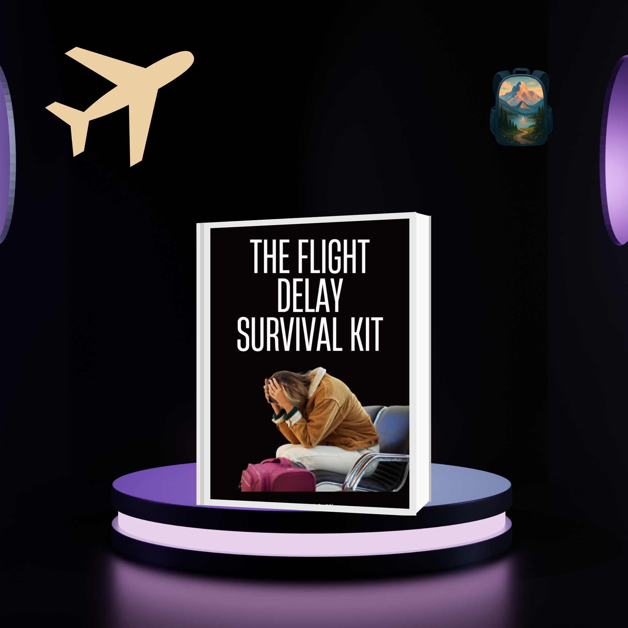 The Flight Delay Survival Kit: Everything you need to stay calm, comfortable, and in control when travel plans fall apart.